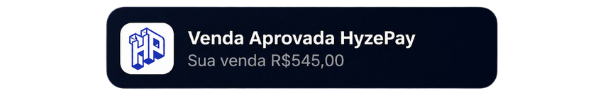Notificação de venda