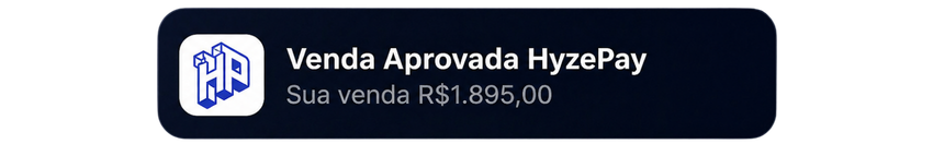 Notificação de venda